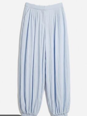 Free people light blue Tailored Cuff Balloon Pants.  Small